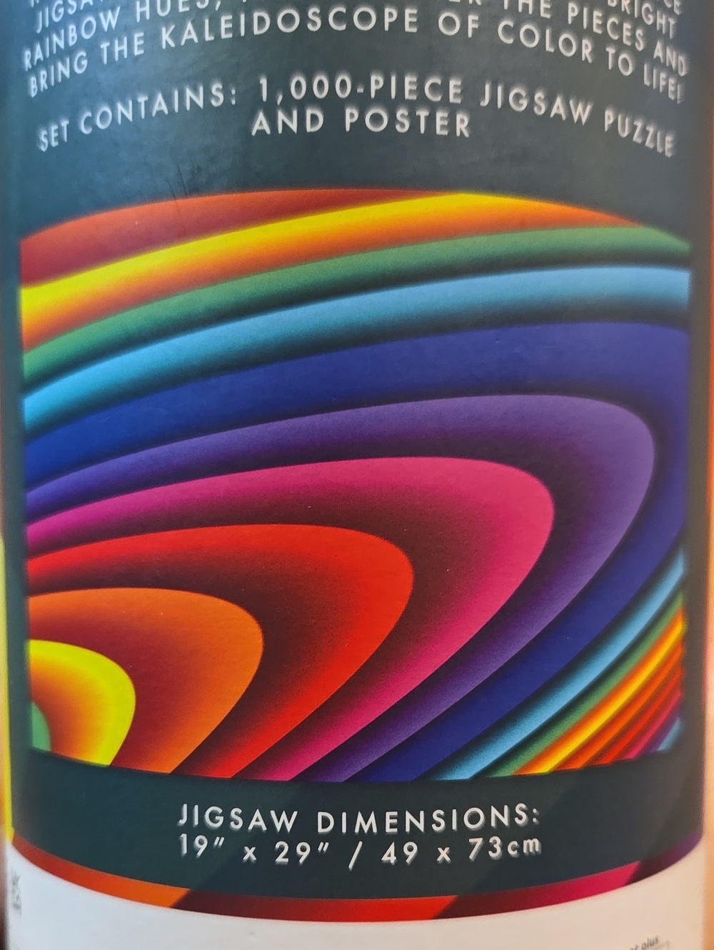 PUZZLE - Color Fold 1000-Piece Jigsaw Puzzle - Multicolour Gradient